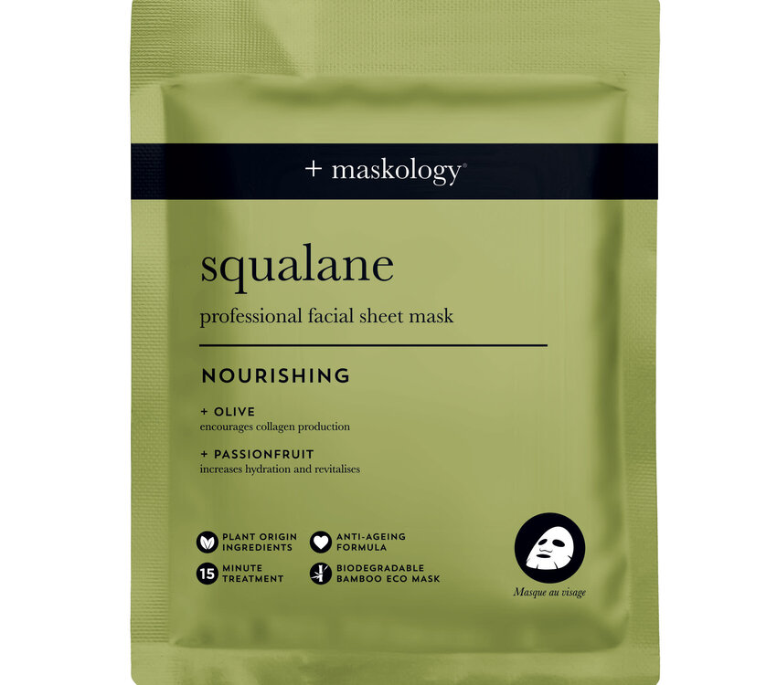 Hive Maskology "SQUALANE Professional Face Sheet Mask"