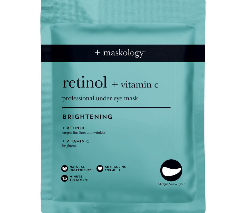 Hive Maskology Retinol + Vit C Brightening Under Eye Mask