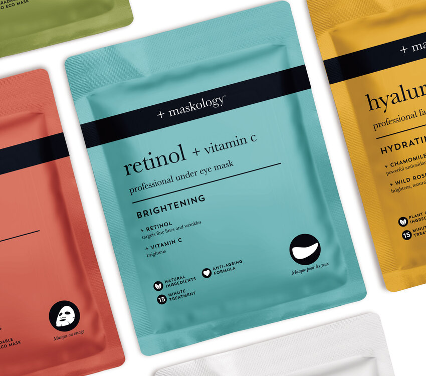 Hive Maskology Retinol + Vit C Brightening Under Eye Mask