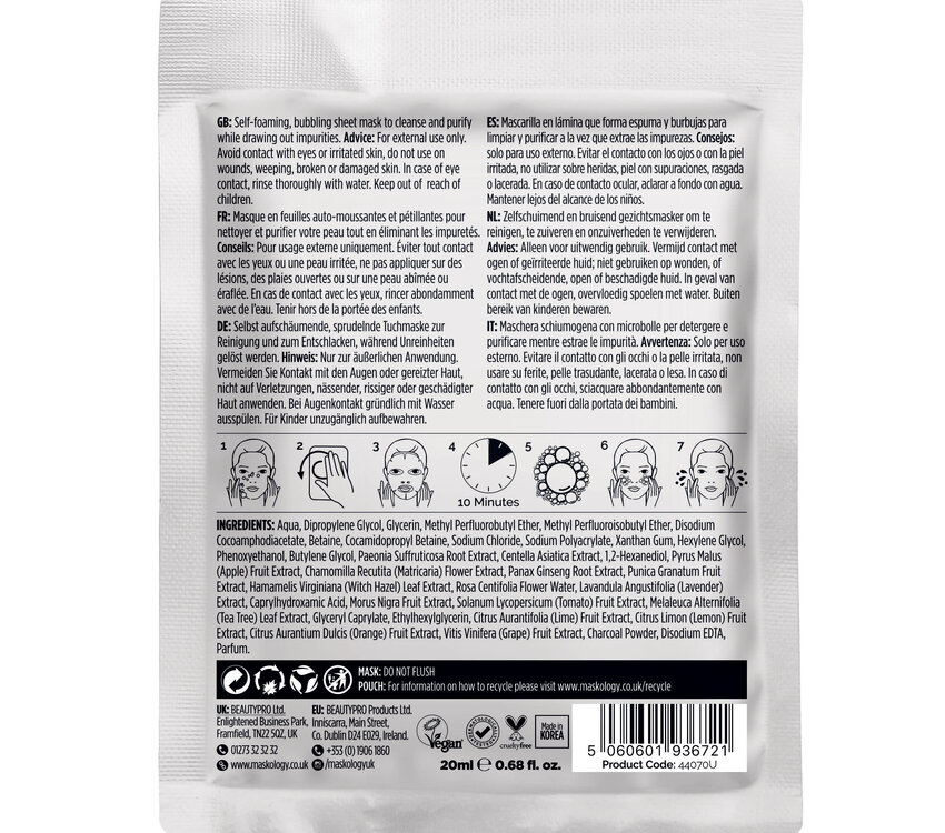 Hive Maskology Detoxifying Cleansing Sheet Mask
