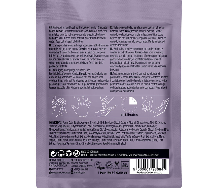 Hive Maskology "HAND MASK  Professional Hand Glove"