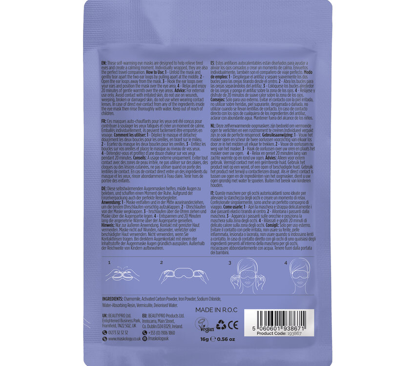 Hive Maskology Thermotherapy Relaxing Heated Eye Mask