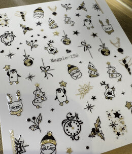 Magpie 196 Sticker Christmas