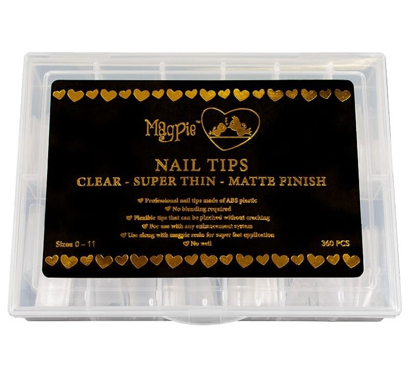 Magpie Clear Nail Tips 360ct