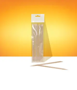 Staleks Orange wood stick 10pc 150mm wooden