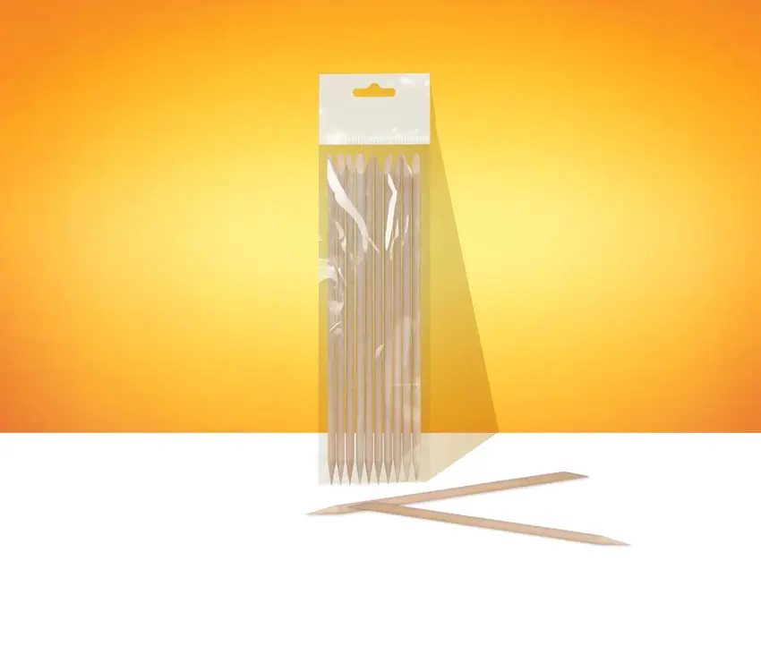 Staleks Orange wood stick 10pc 150mm wooden