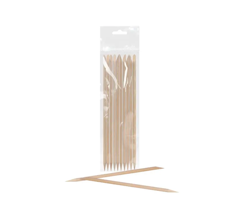 Staleks Orange wood stick 10pc 150mm wooden