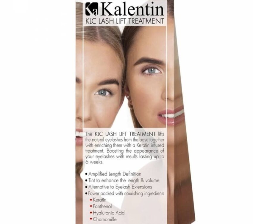 Kalentin Kalentin lash lift Aftercare leaflet 50pc