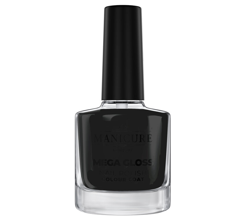 The manicure Company Mega Gloss Nail Polish - Blackout
