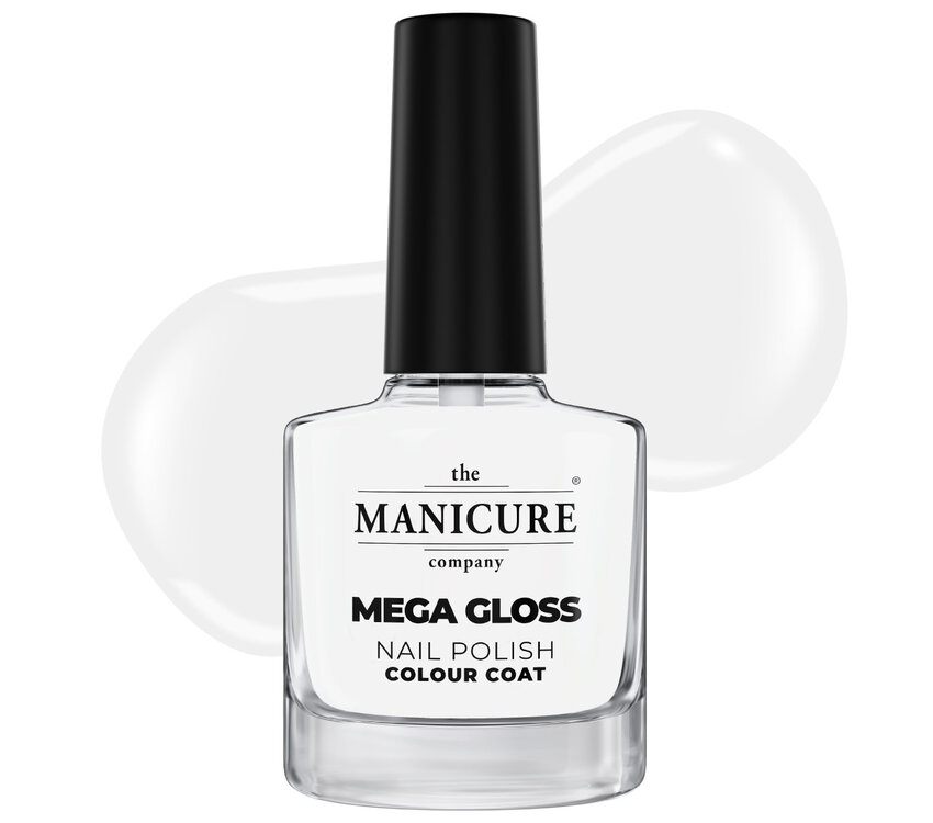 The manicure Company Mega Gloss Nail Polish - True White