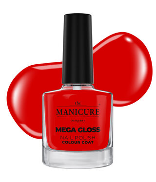 The manicure Company Mega Gloss Nail Polish - Red Alert