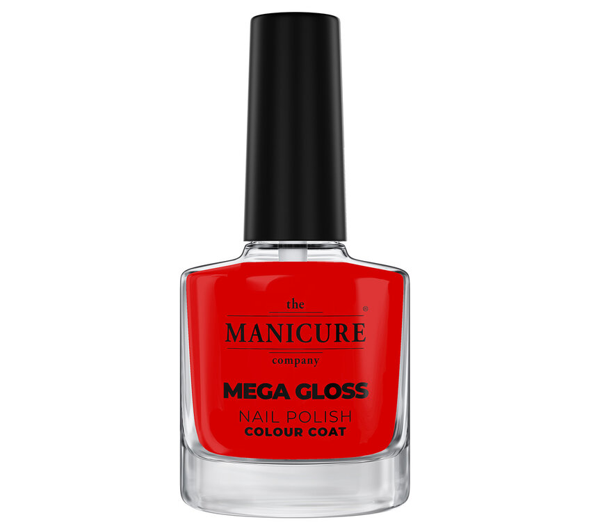 The manicure Company Mega Gloss Nail Polish - Red Alert