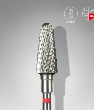 Staleks Carbide Frustum Red Bit 6mm / 14mm
