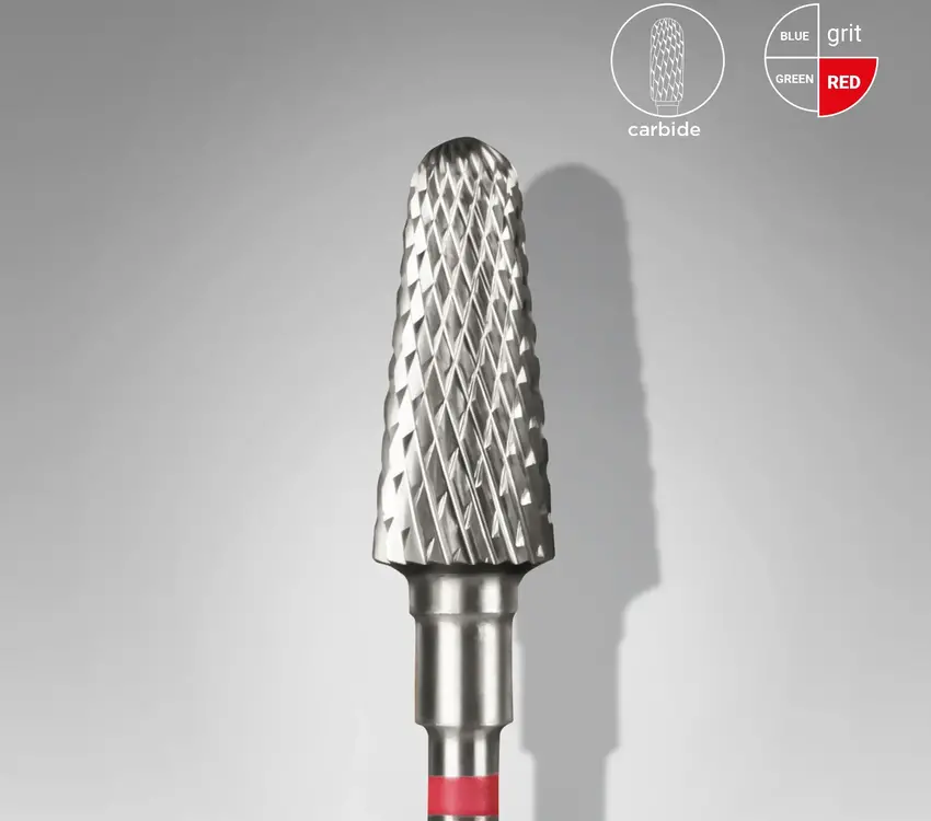 Staleks Carbide frustum red bit 6 mm /14 mm