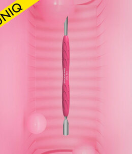 Staleks Manicure pusher Gummy with silicone handle UNIQ 10 TYPE 2 (rounded narrow and beveled pusher)