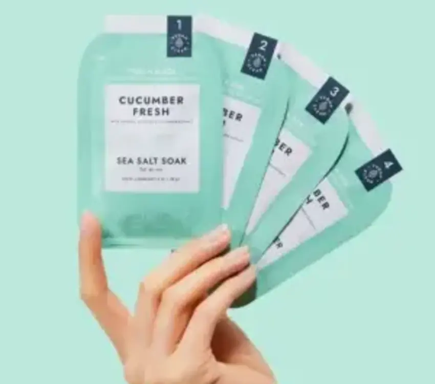 Voesh Pedi in a Box 4 step Cucumber Fresh