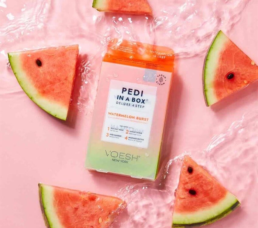 Voesh Voesh Pedi in a box Watermelon Burst