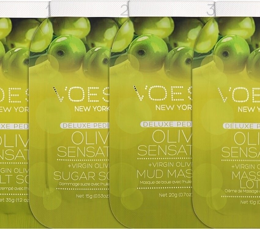 Voesh Pedi in a Box 4 step Olive Sensation