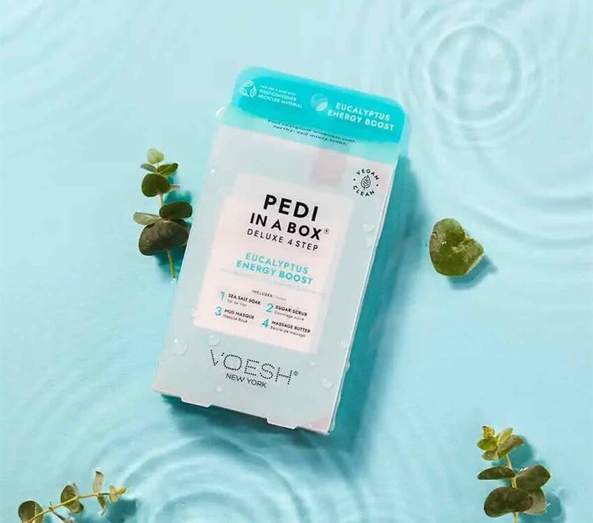 Voesh Pedi in a Box 4 step Eucalyptus Energy Boost