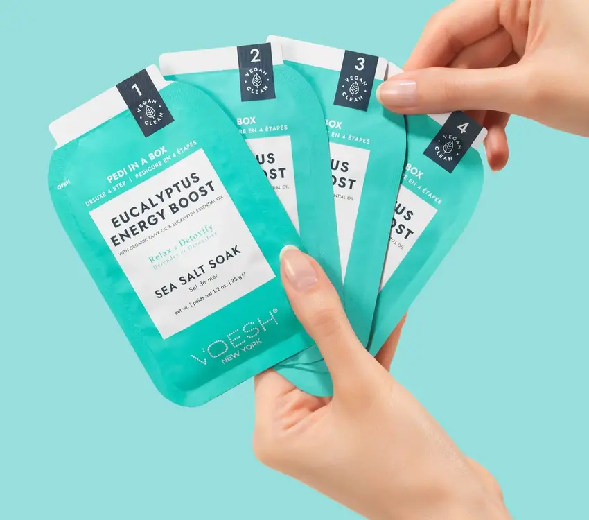 Voesh Voesh Pedi in a box Eucalyptus Energy Boost