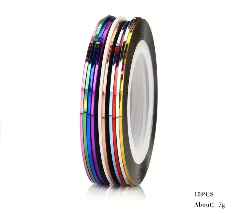Nail Art Stripe Tape Set 10pc