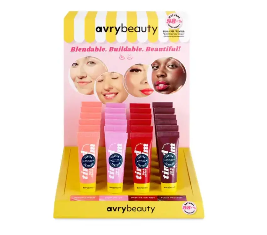 Voesh Avry Beauty Lip & Cheek Tinted Balm Display Kit