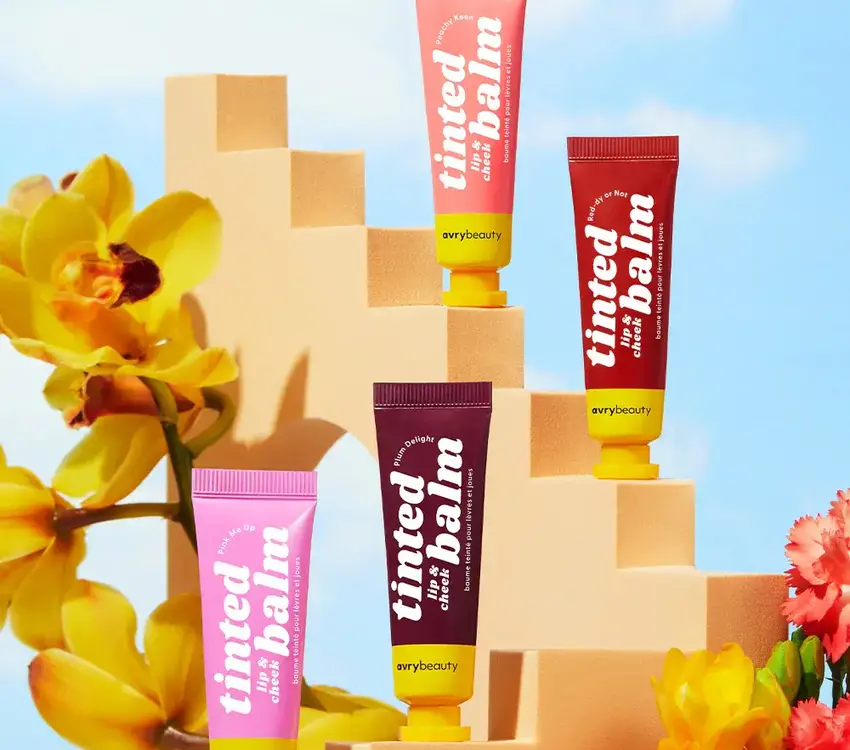 Voesh Avry Beauty Lip & Cheek Tinted Balm Display Kit