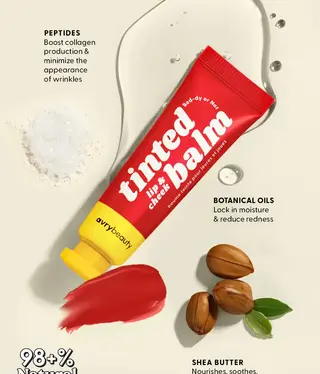 Voesh Avry Beauty Red-dy or not Lip&cheek Tinted Balm