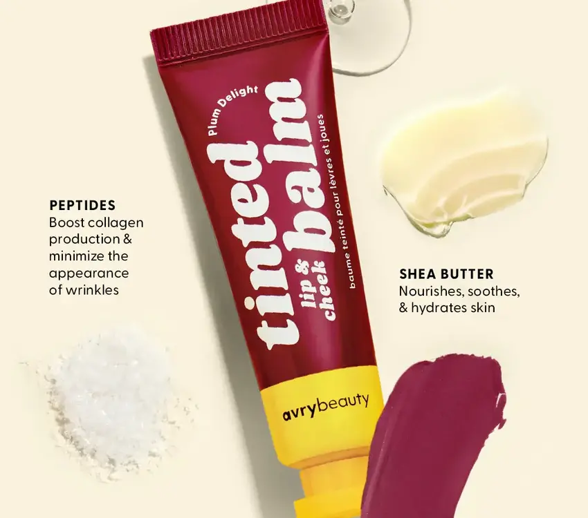 Voesh Avry Beauty Plum Delight Lip&cheek Tinted Balm