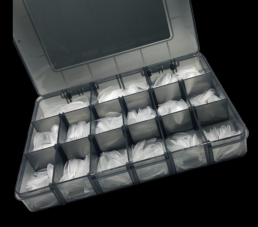 Magpie FULL ON TIPS Almond Clear Matte 510pc