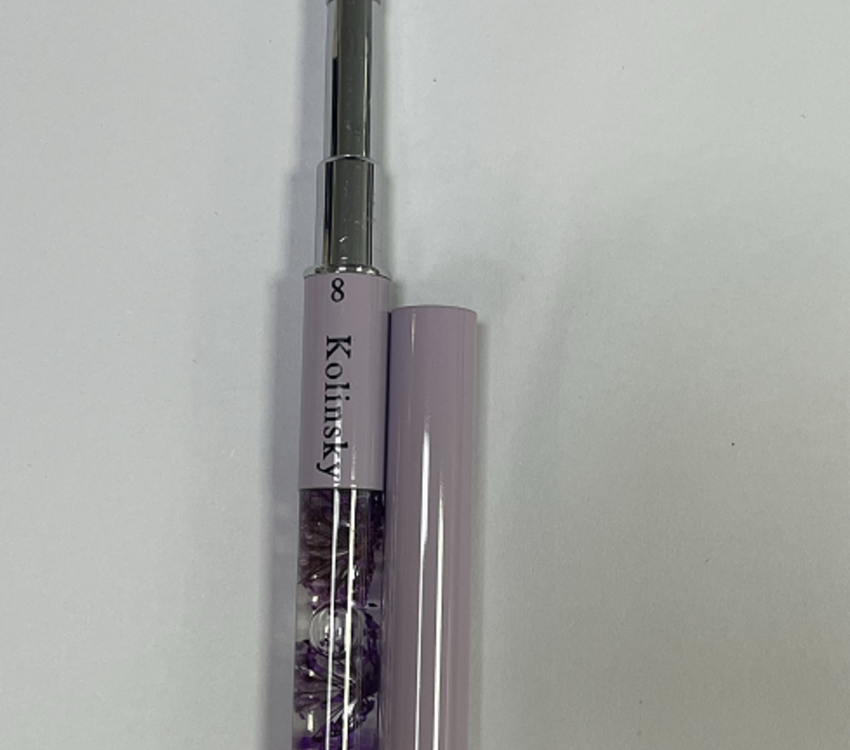 Kolinsky Acrylic Brush No.8 Flower with Lid 100%