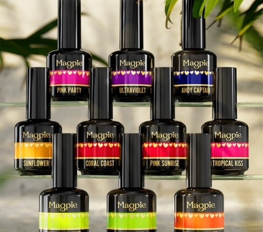 Magpie Summer Glow gel polish Collection