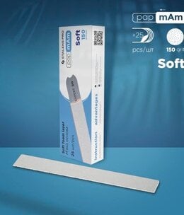 Staleks Disposable white files on soft foam layer EXPERT 20 150 grit (25 pcs)