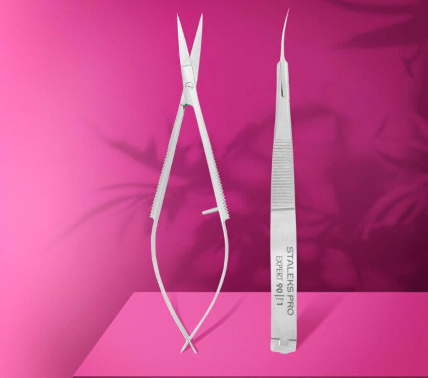 Staleks Pro Cuticle Micro Scissors EXPERT 90 / 1