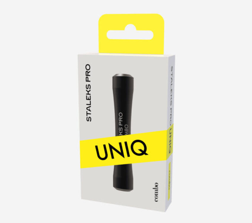 Staleks Pro Combo UNIQ 10b for Replaceable Working Parts (black handle of the pusher)