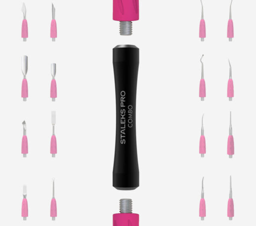 Staleks Handle of the pusher black Combo UNIQ 10b for replaceable working parts