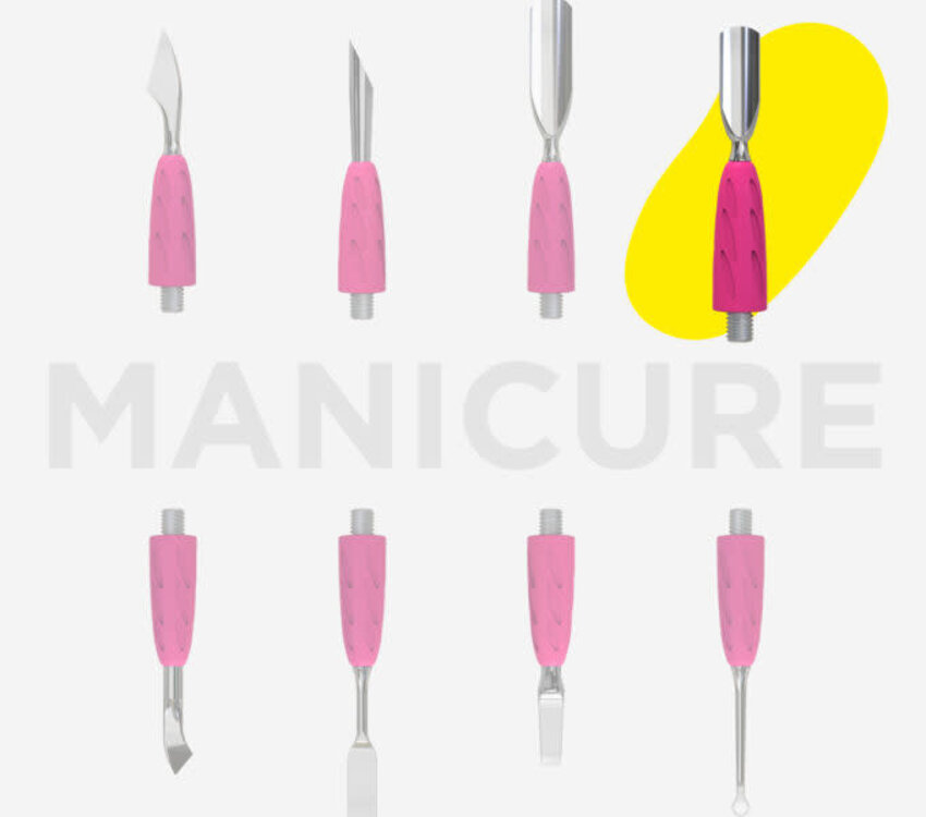 Staleks Working part of the pusher Combo UNIQ 16 rounded narrow pusher