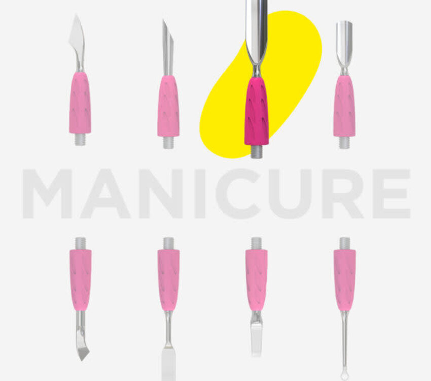 Staleks Working part of the pusher Combo UNIQ 17 rounded wide pusher