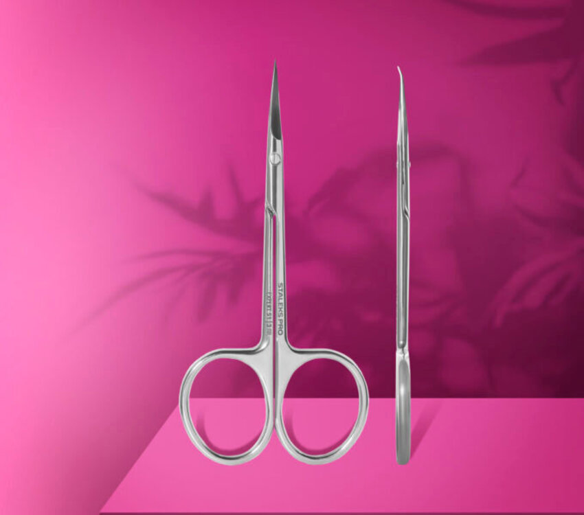 Staleks Professional cuticle scissors with hook EXPERT 51 TYPE 3