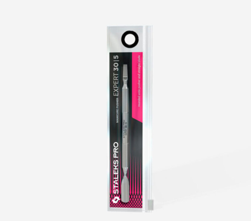 Staleks Manicure pusher EXPERT 30 TYPE 5 (rounded wide pusher and straight blade)