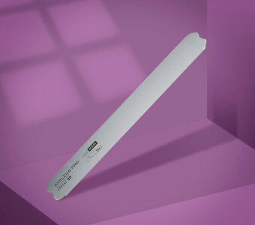 Staleks Metal File, Straight, Base EXPERT 20