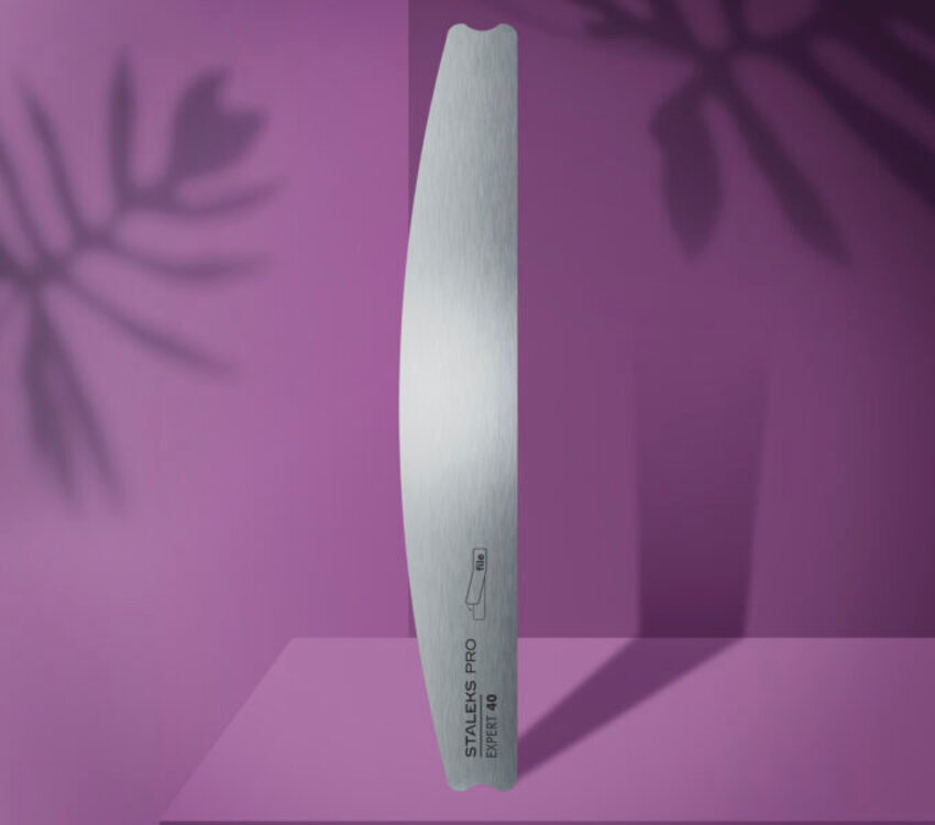 Staleks Metal nail file, crescent, base EXPERT 40