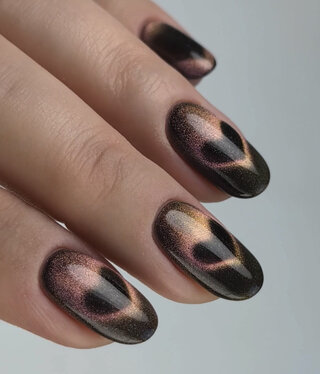 Magpie Cat Eye Magnet Heart