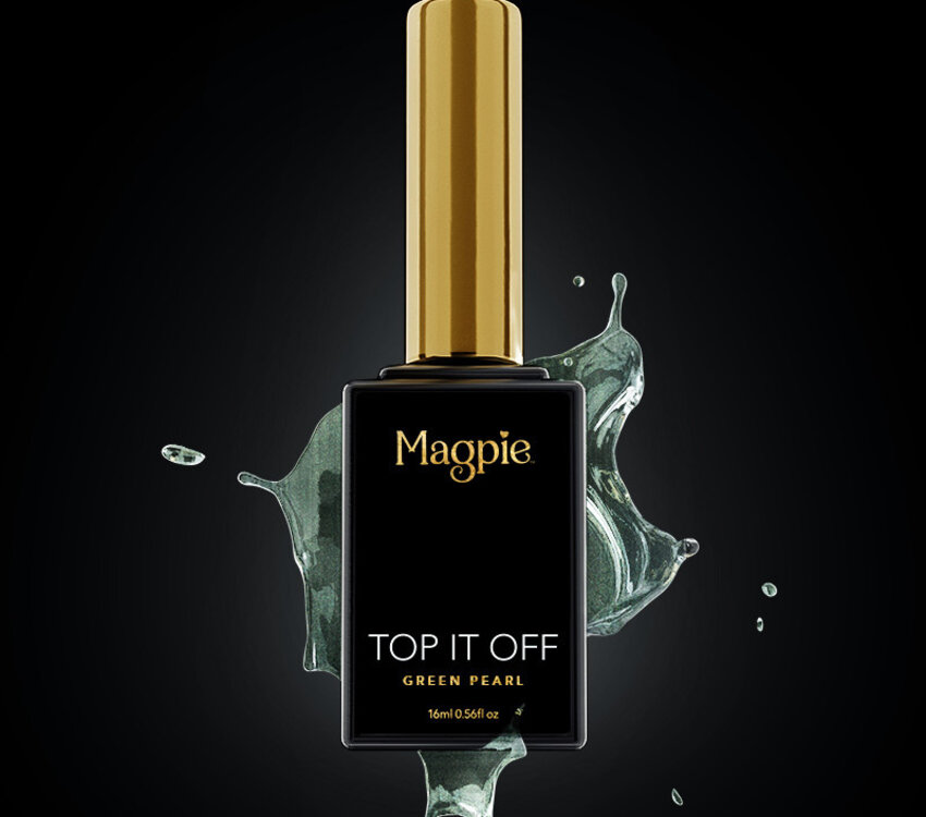 Magpie Top It Off Green Pearl 16ml