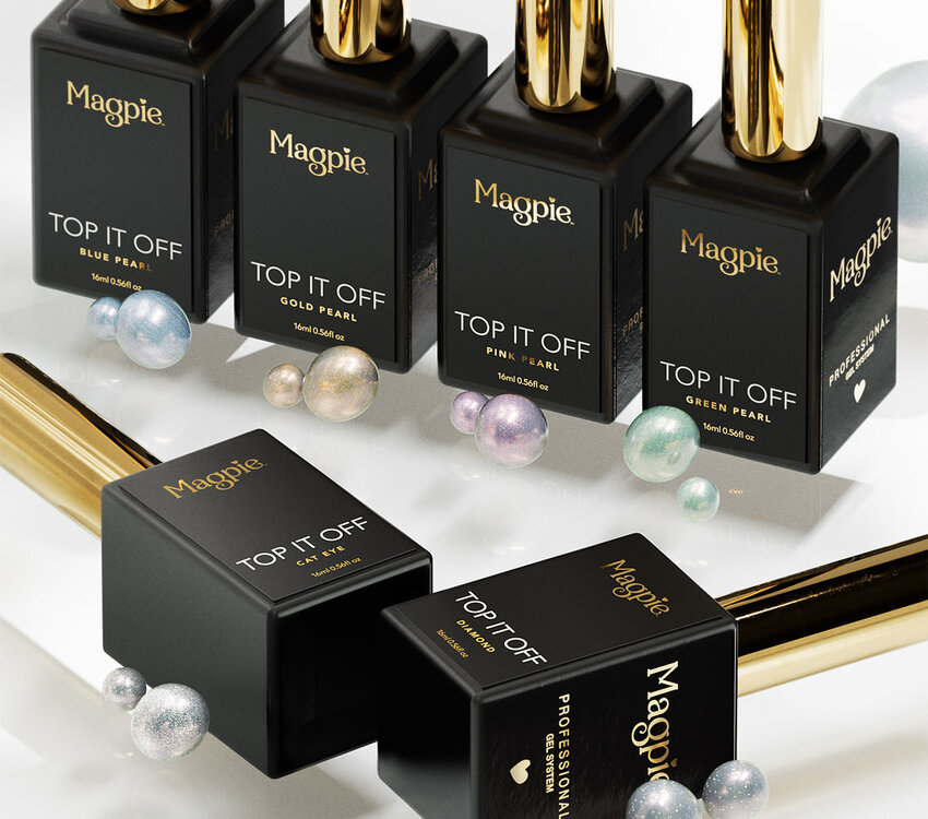 Magpie Top It Off Green Pearl 16ml