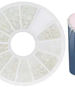 Half Pearls Nailart Wheelbox