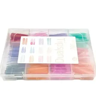 Elite DUAL Form Tips #Mix color 288 Box