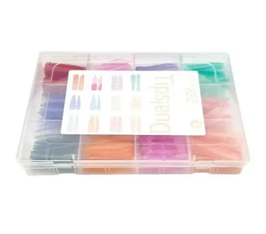 Elite DUAL Form Tips #Mix color 288 Box
