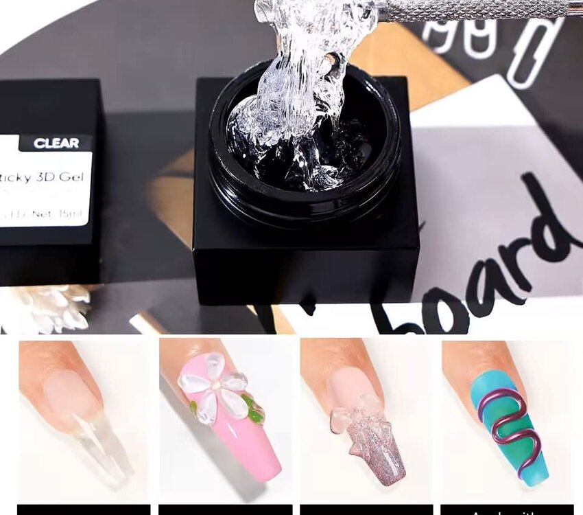 Non Sticky 3D Moulding Design Gel 15ml