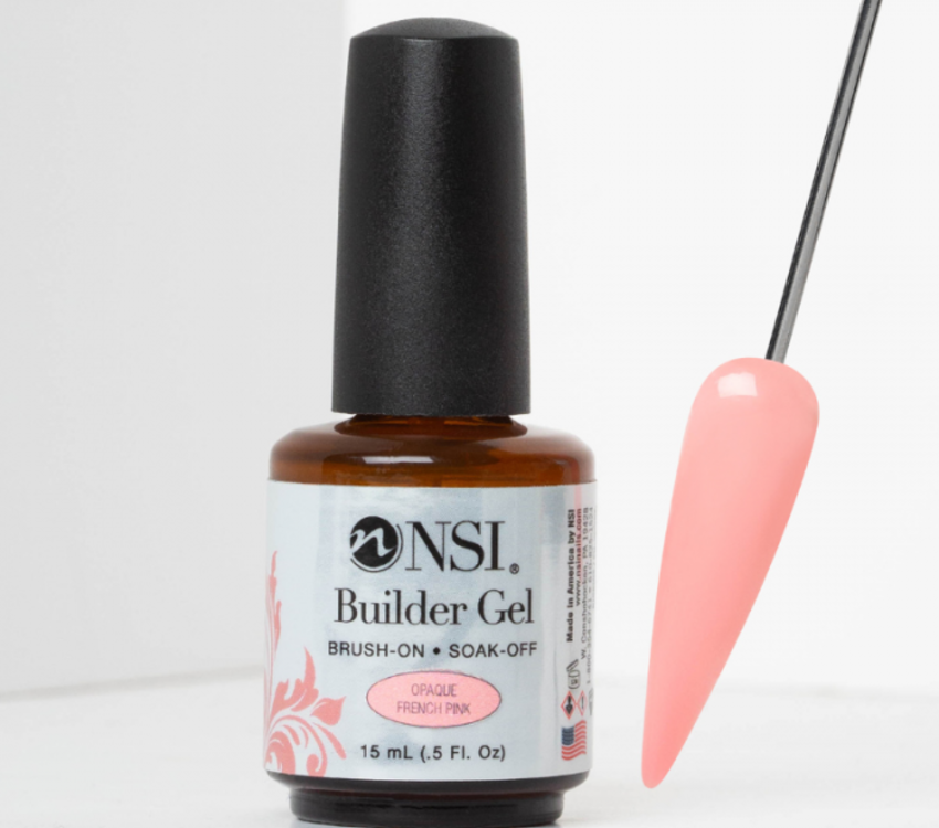 NSI Builder Gel Opaque French Pink 15ml(was rubber base)